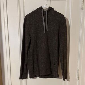 Banana Republic Men's Dark Brown Hoodie Sweater